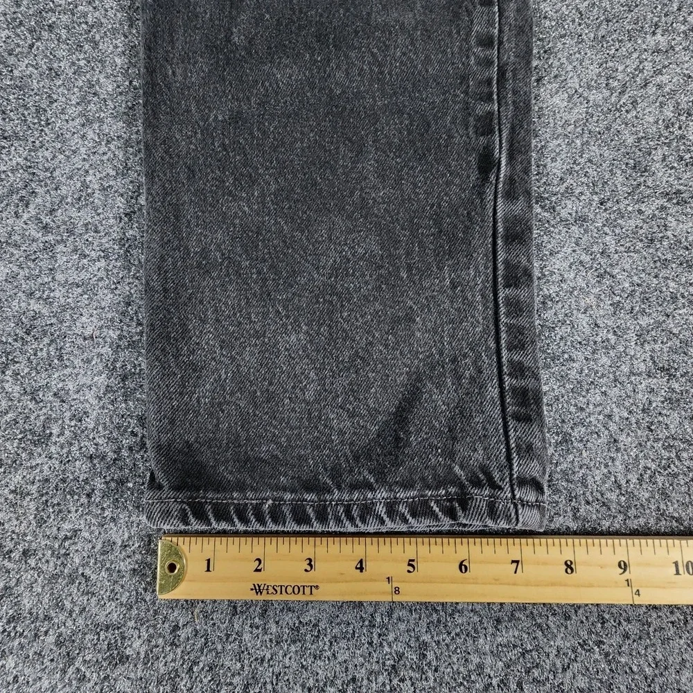 VTG Levis 550 Jeans Black Men's 38x34 Fit 34x32 Y2K 2000‎ Relaxed Fit Denim